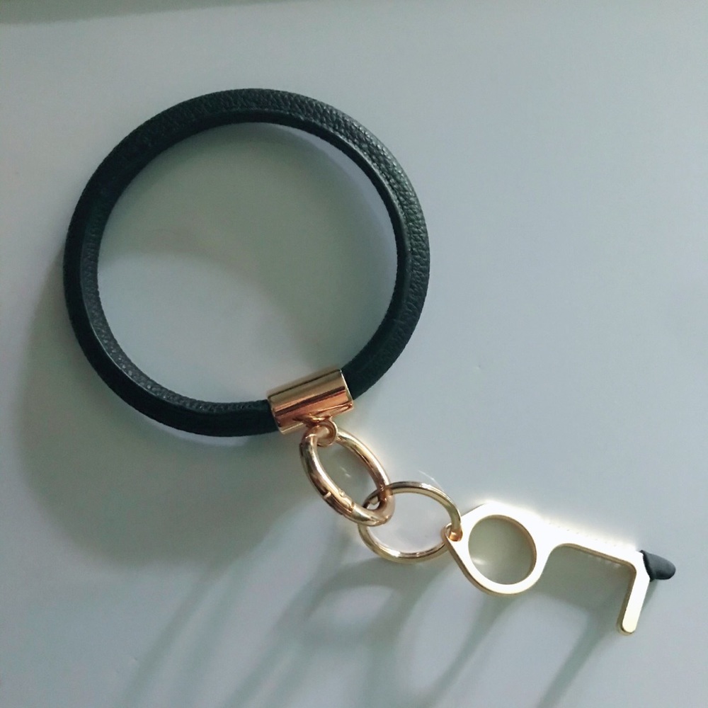 BULK - 6 piece No touch door opener/stylus bracelet keychain
